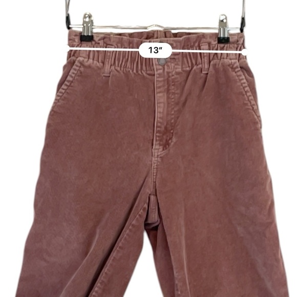 Universal Thread corduroy pants high waisted mauve 2 - Picture 5 of 11